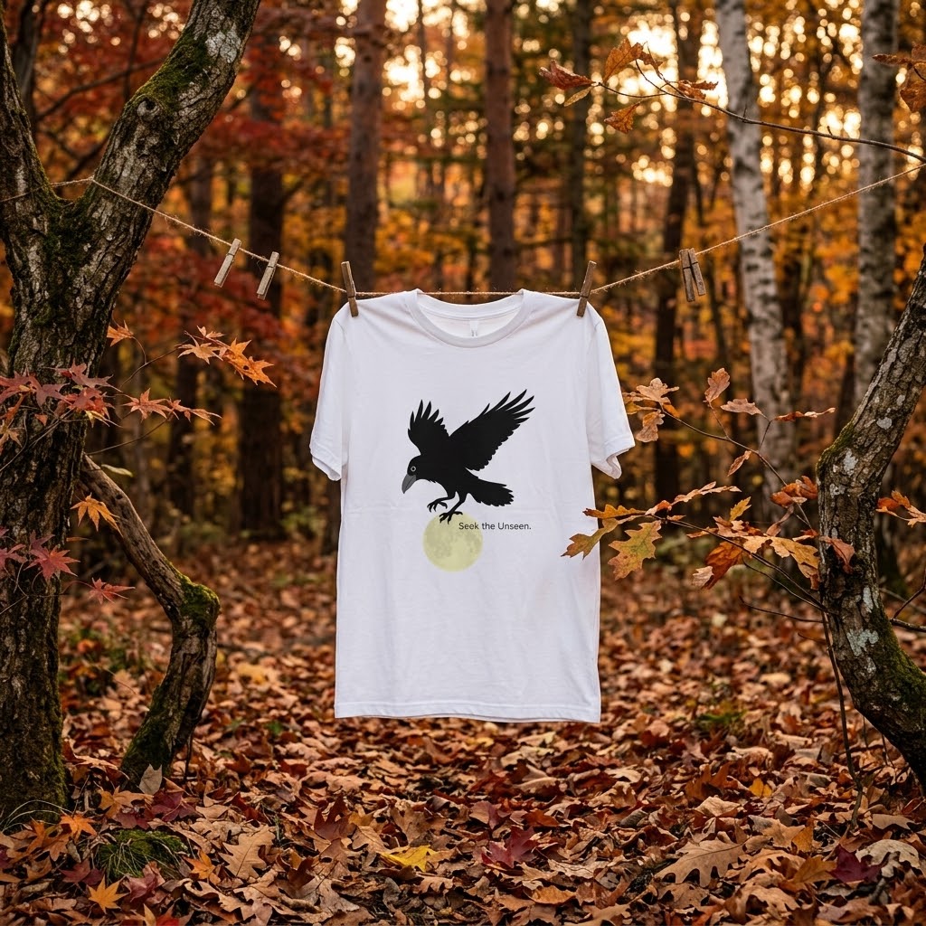 Rakasu Seek the Unseen Unisex Organic Cotton T-Shirt