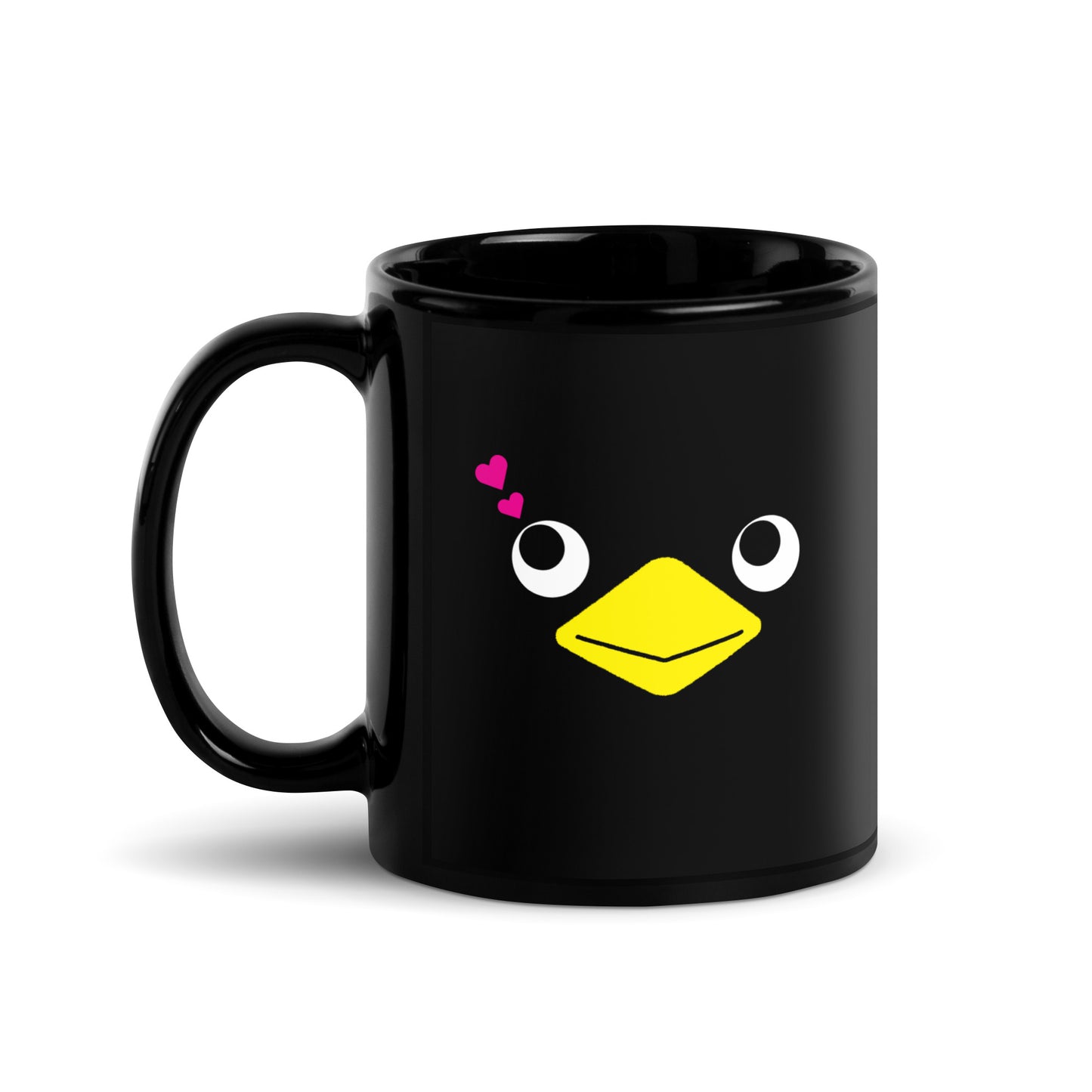 Black Glossy Mug Love Rakasu Black Label