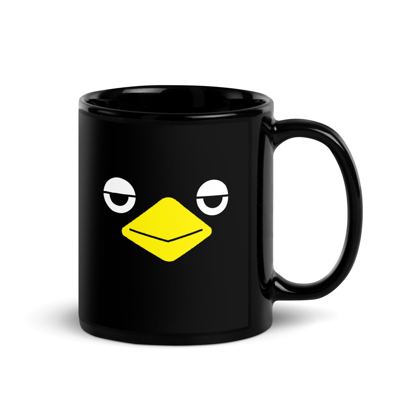 Black Glossy Mug Sleepy Rakasu Black Label