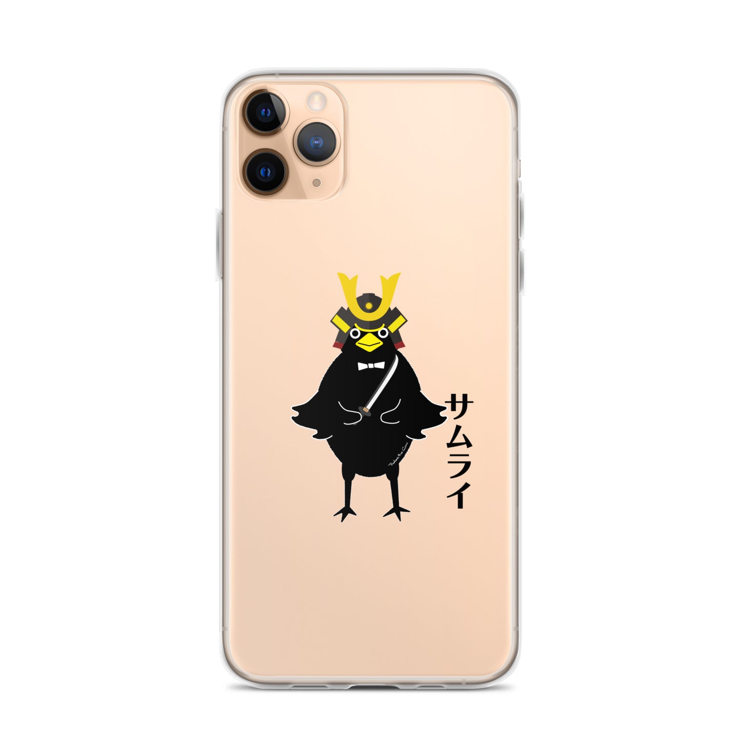Clear Case for iPhone® Samurai Crow