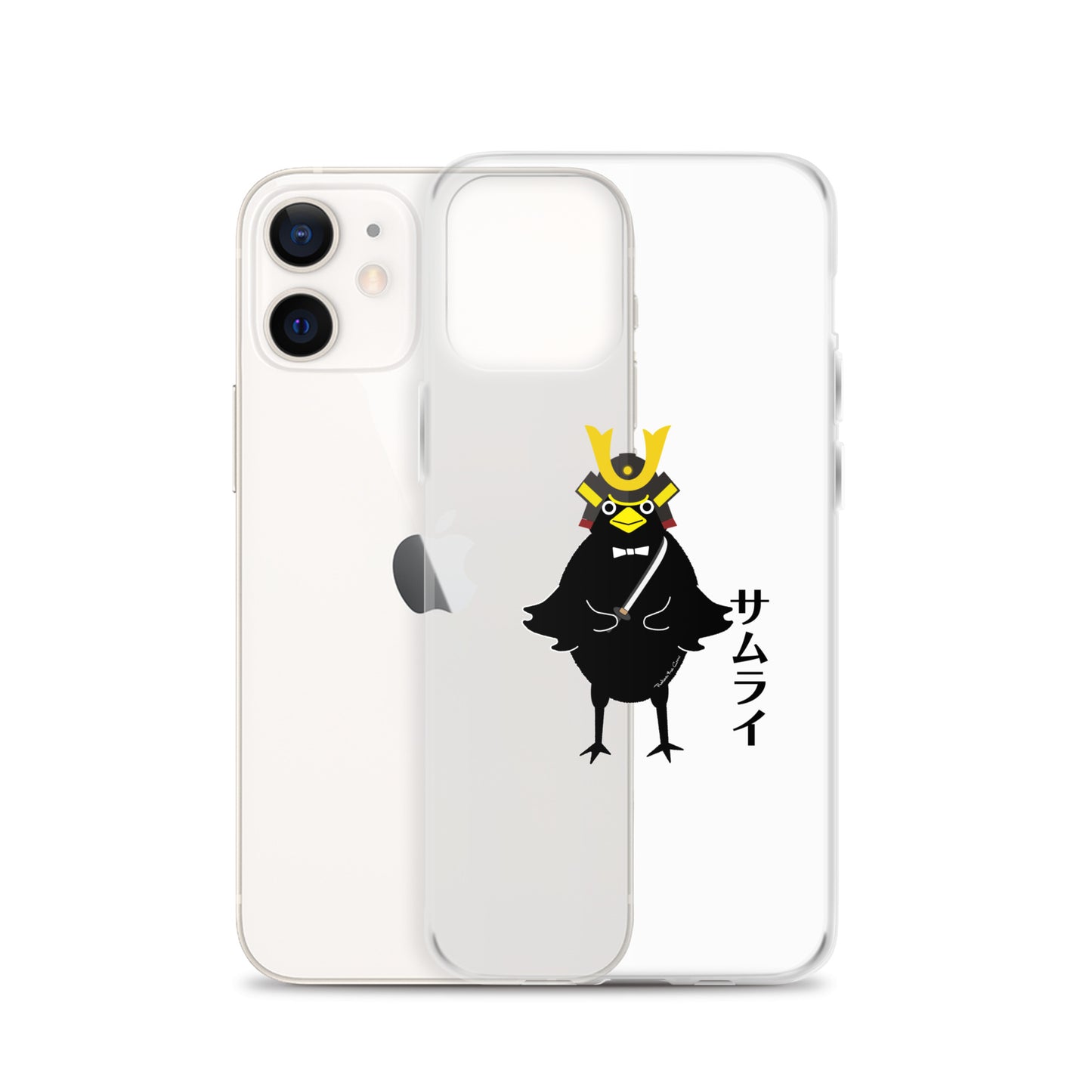 Clear Case for iPhone® Samurai Crow