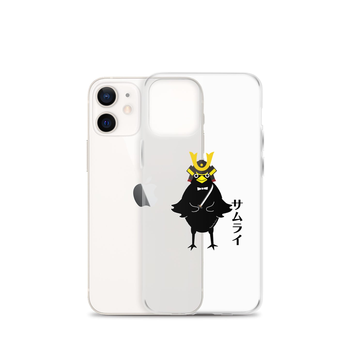 Clear Case for iPhone® Samurai Crow