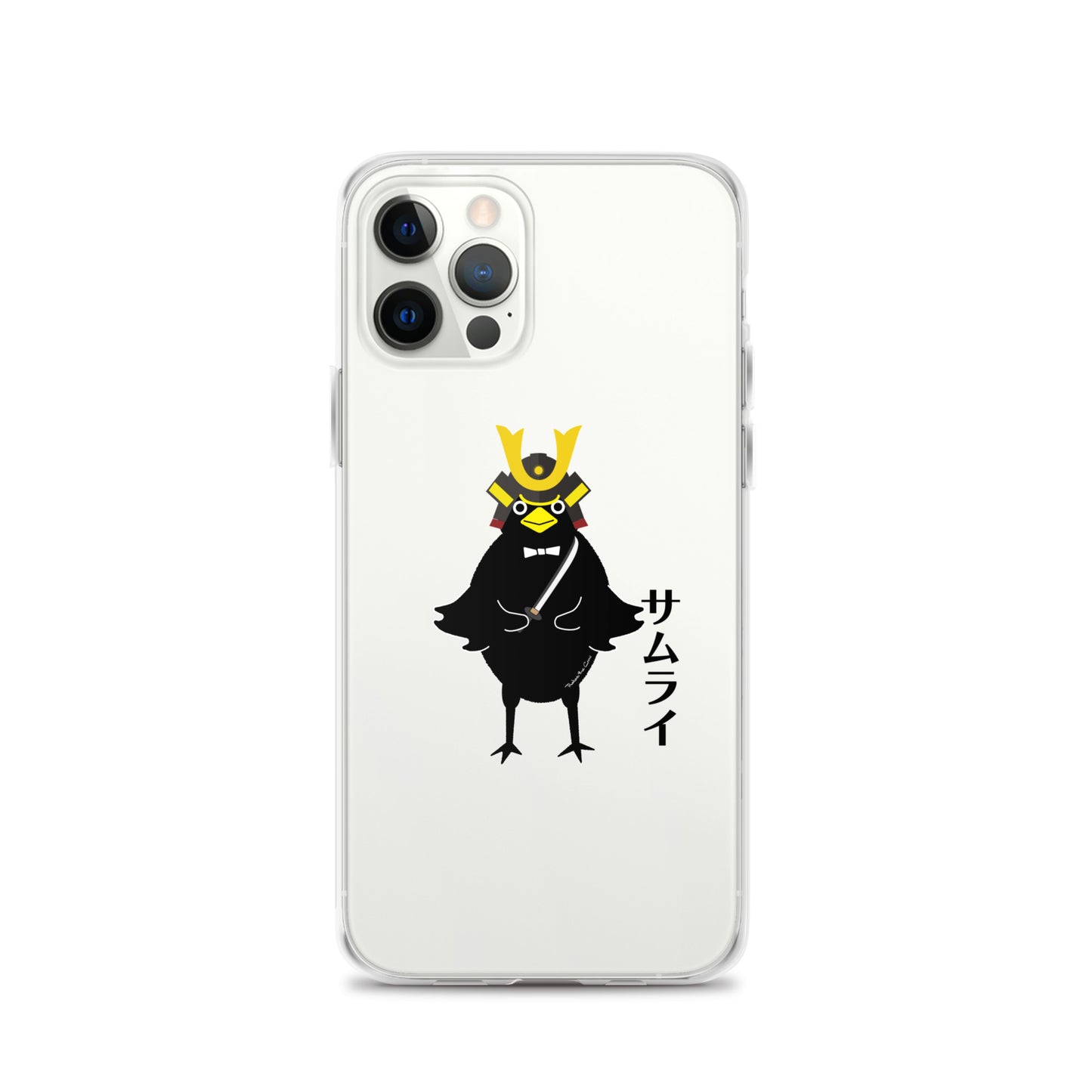 Clear Case for iPhone® Samurai Crow