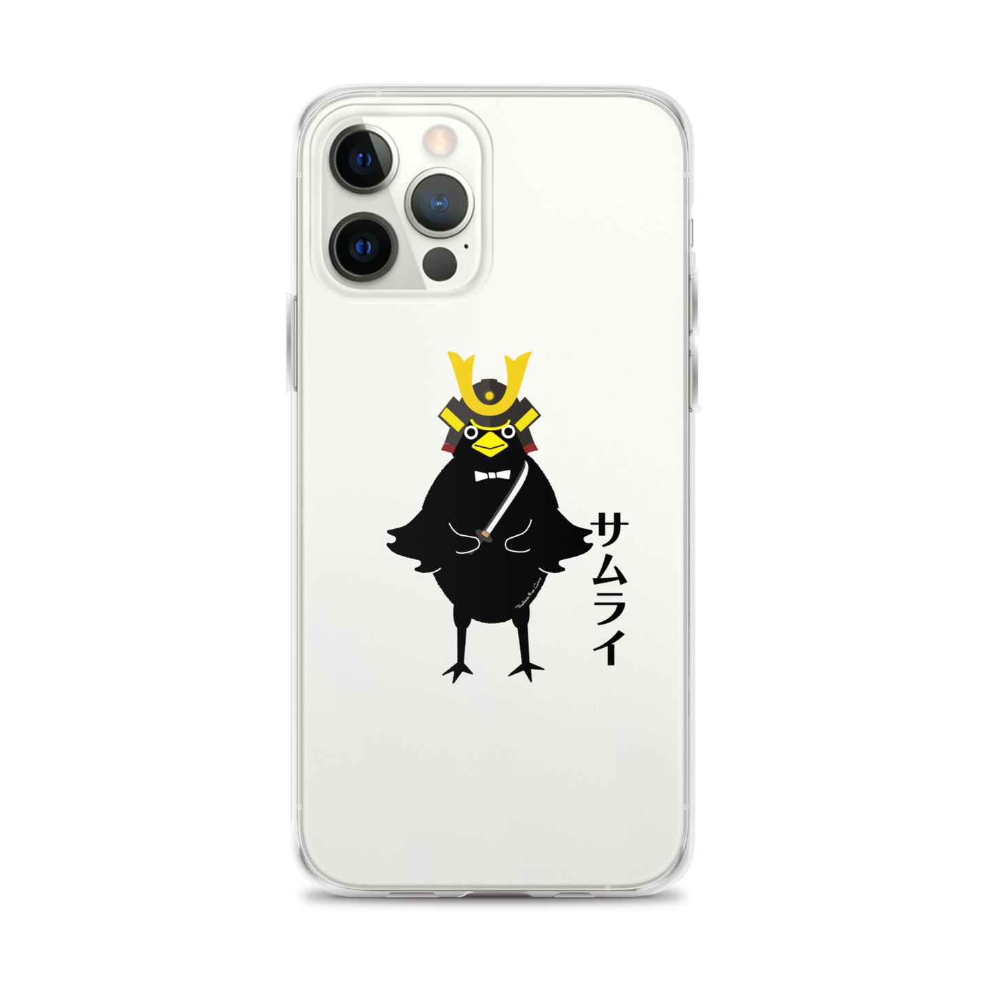 Clear Case for iPhone® Samurai Crow