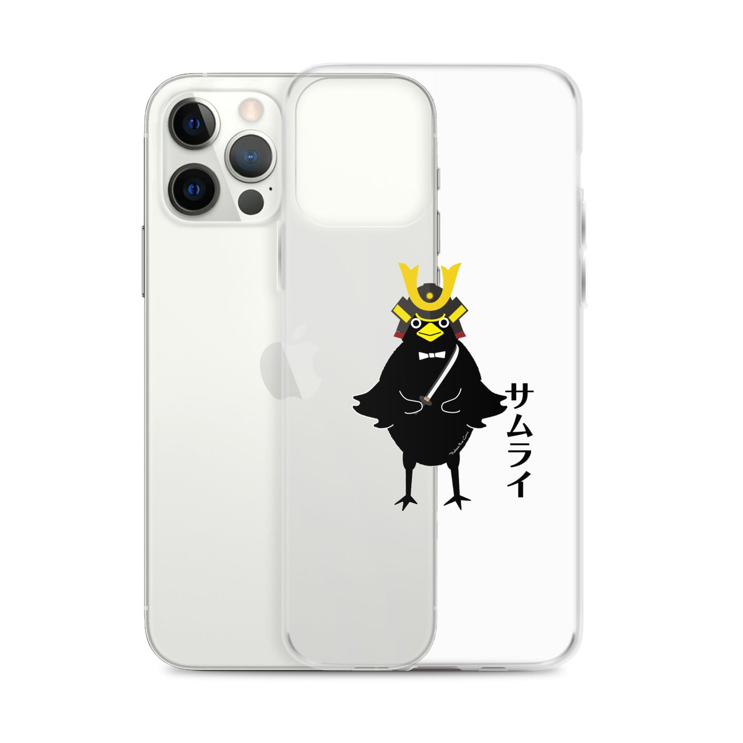 Clear Case for iPhone® Samurai Crow
