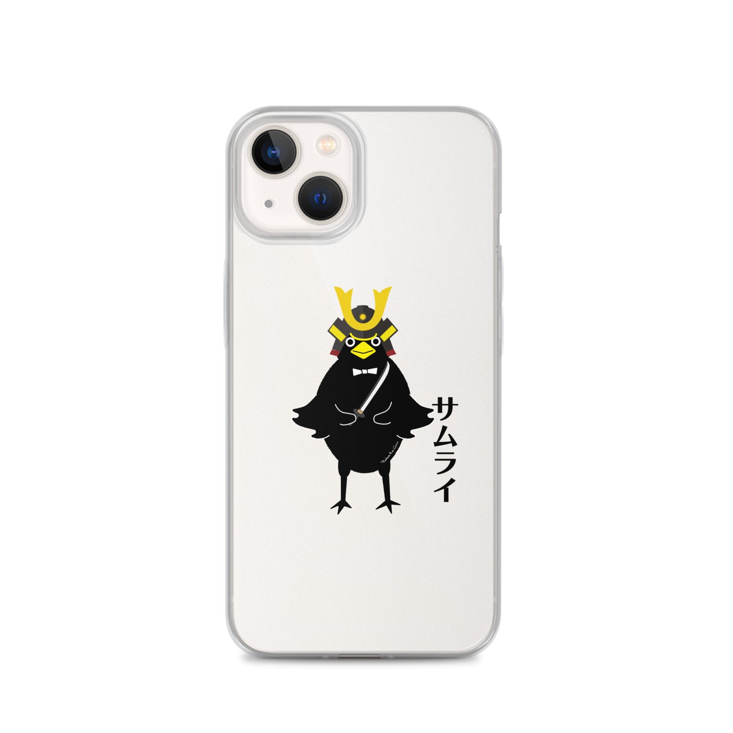 Clear Case for iPhone® Samurai Crow