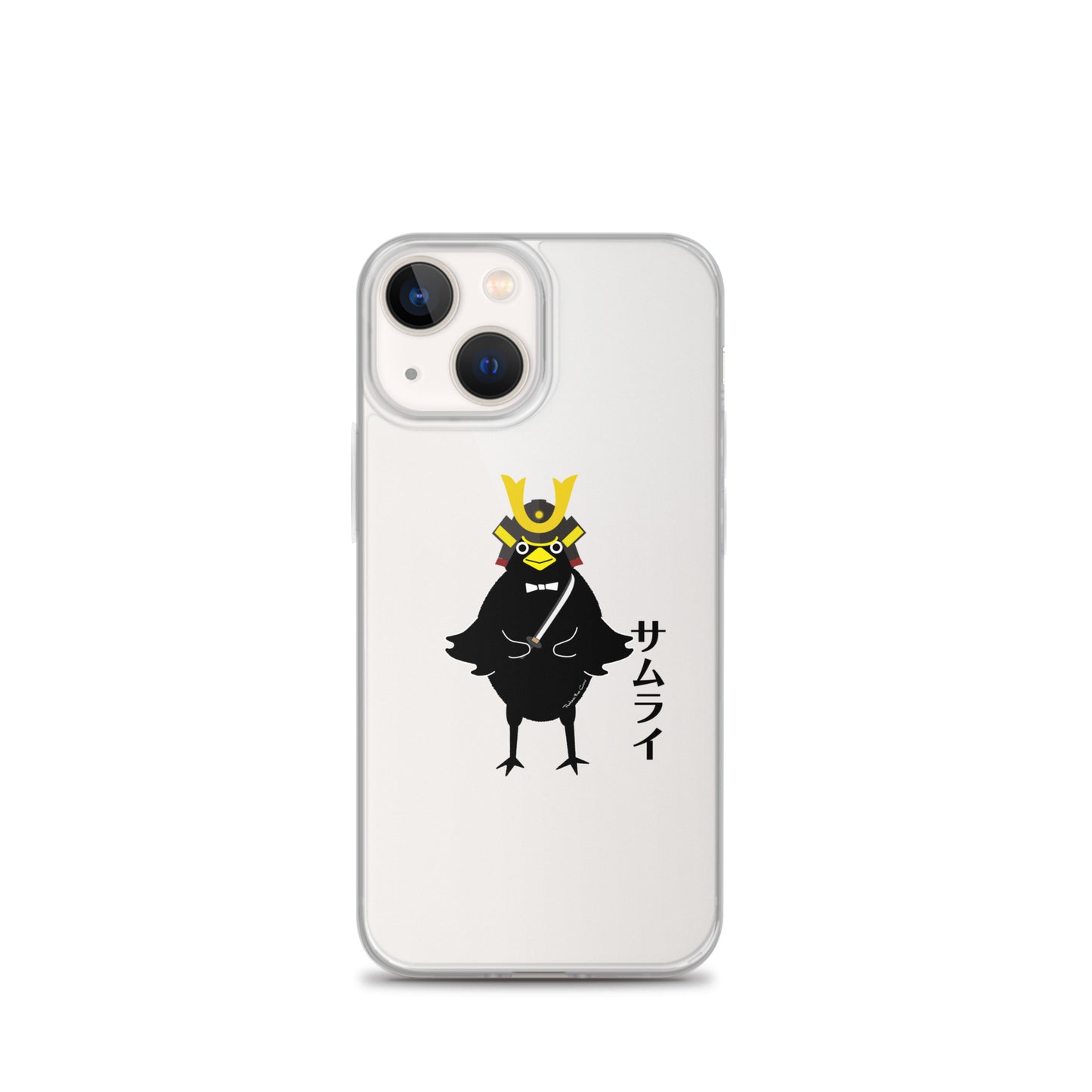 Clear Case for iPhone® Samurai Crow