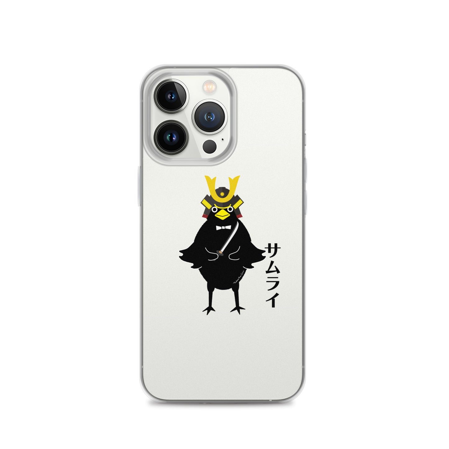 Clear Case for iPhone® Samurai Crow