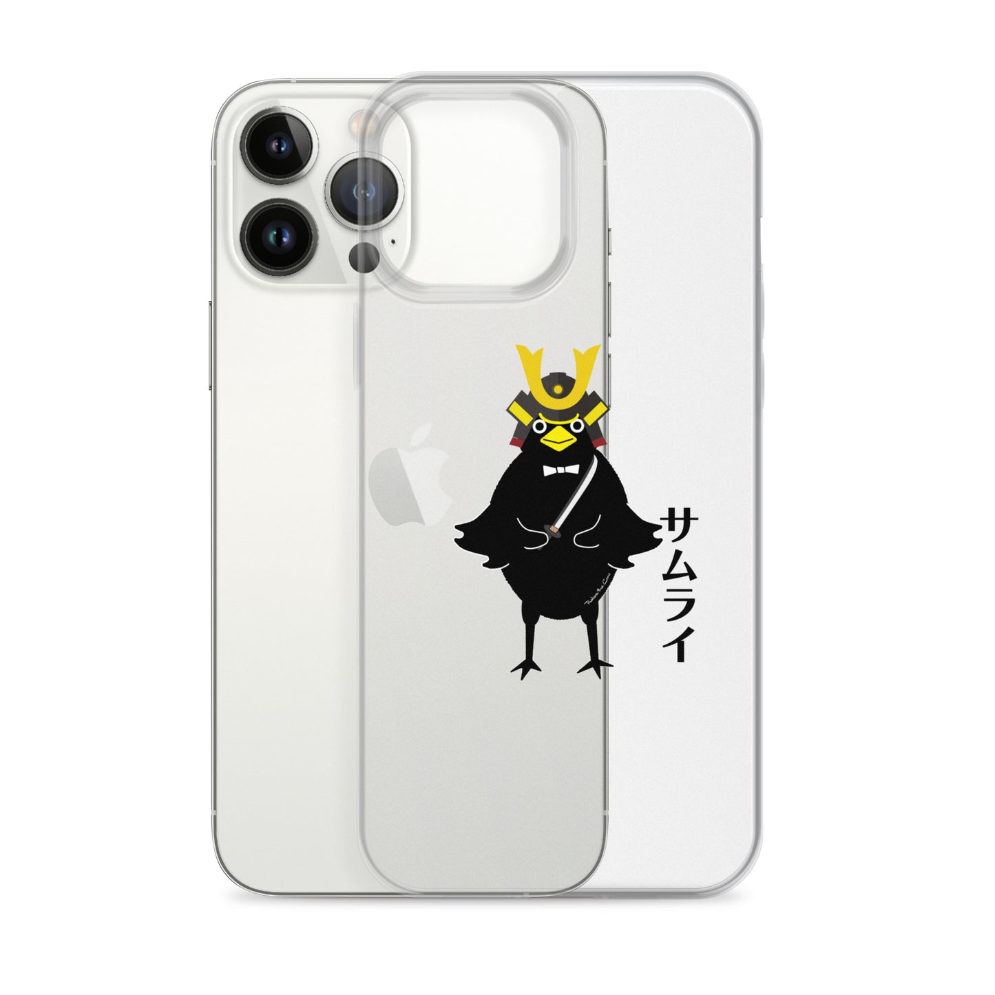 Clear Case for iPhone® Samurai Crow