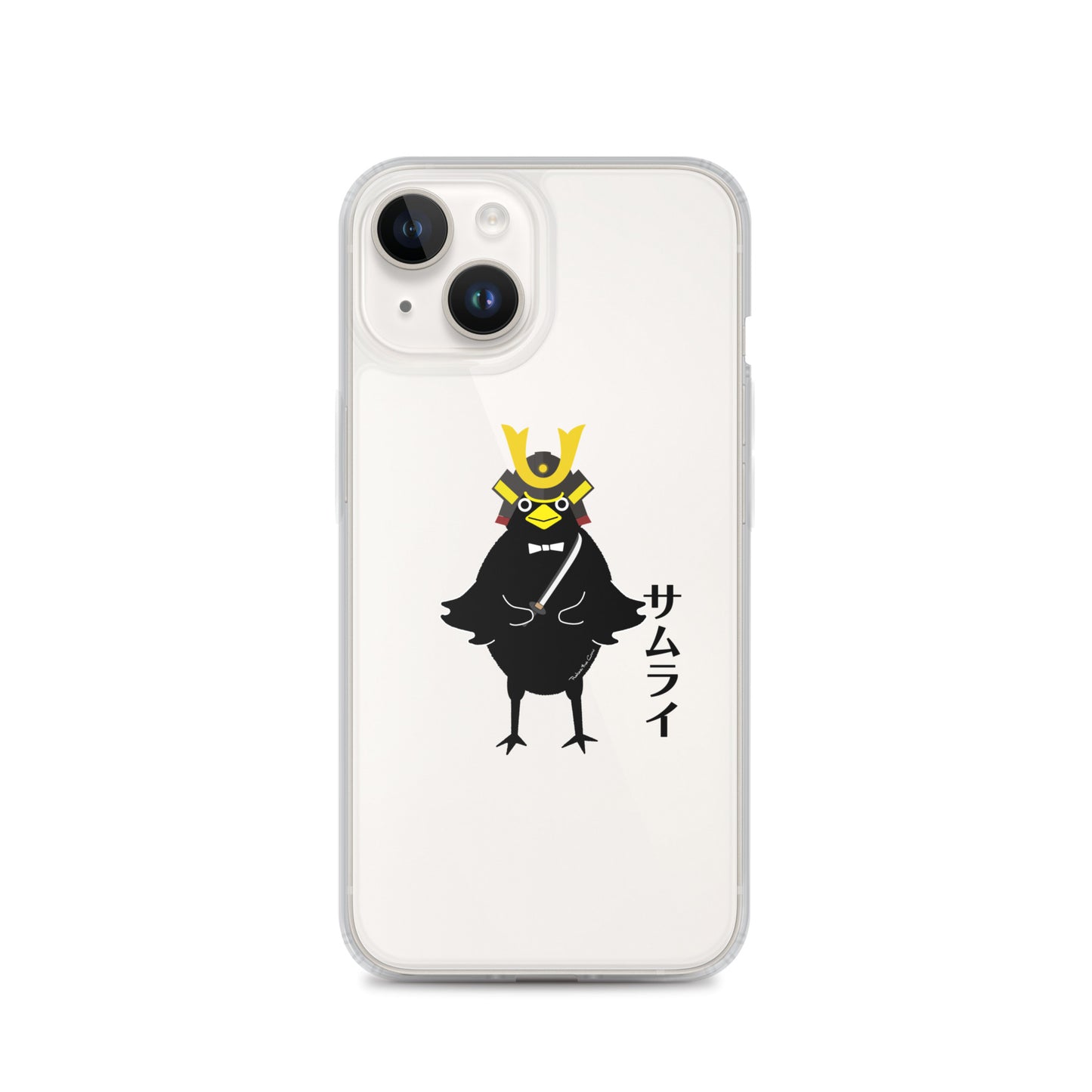 Clear Case for iPhone® Samurai Crow