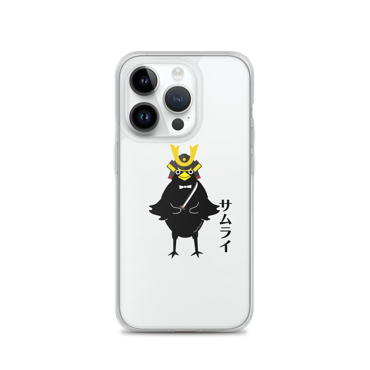 Clear Case for iPhone® Samurai Crow
