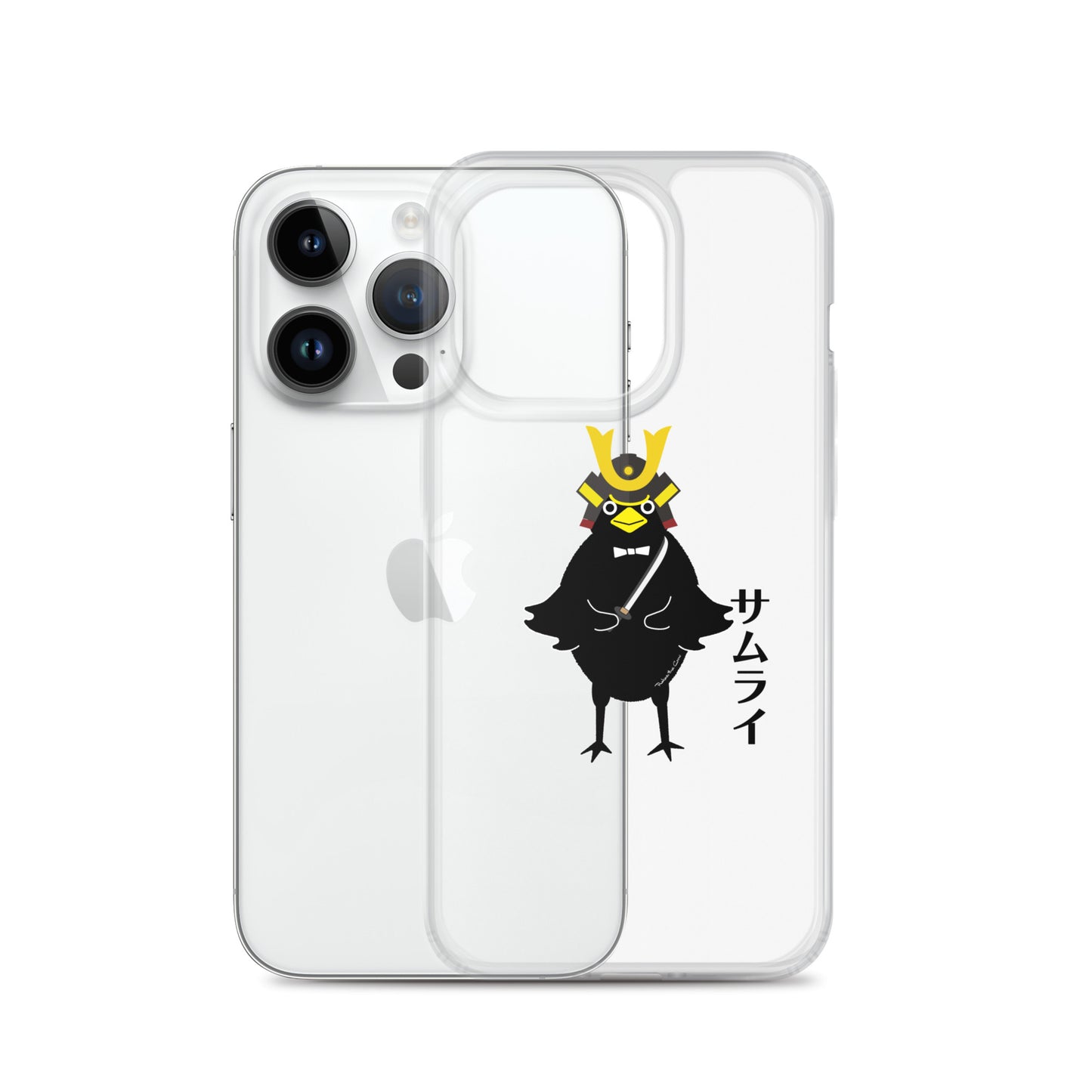 Clear Case for iPhone® Samurai Crow