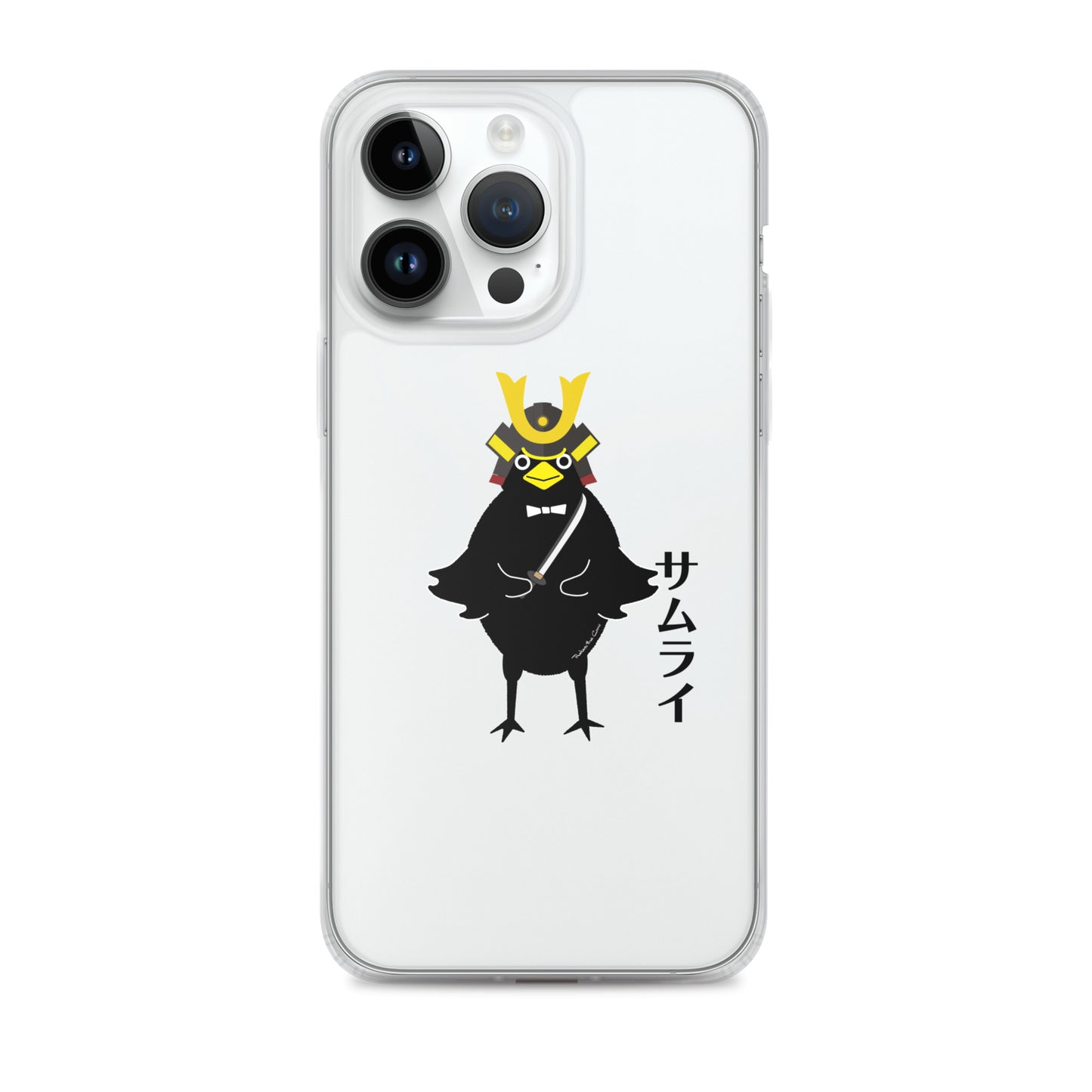 Clear Case for iPhone® Samurai Crow