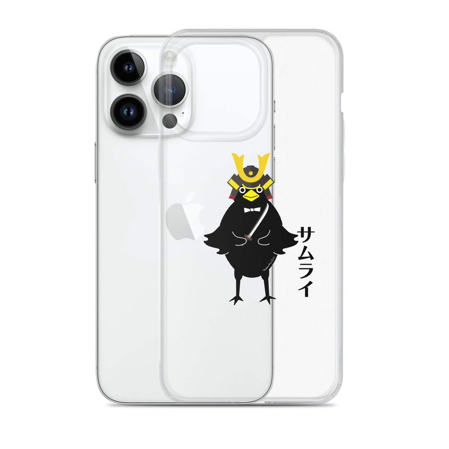 Clear Case for iPhone® Samurai Crow
