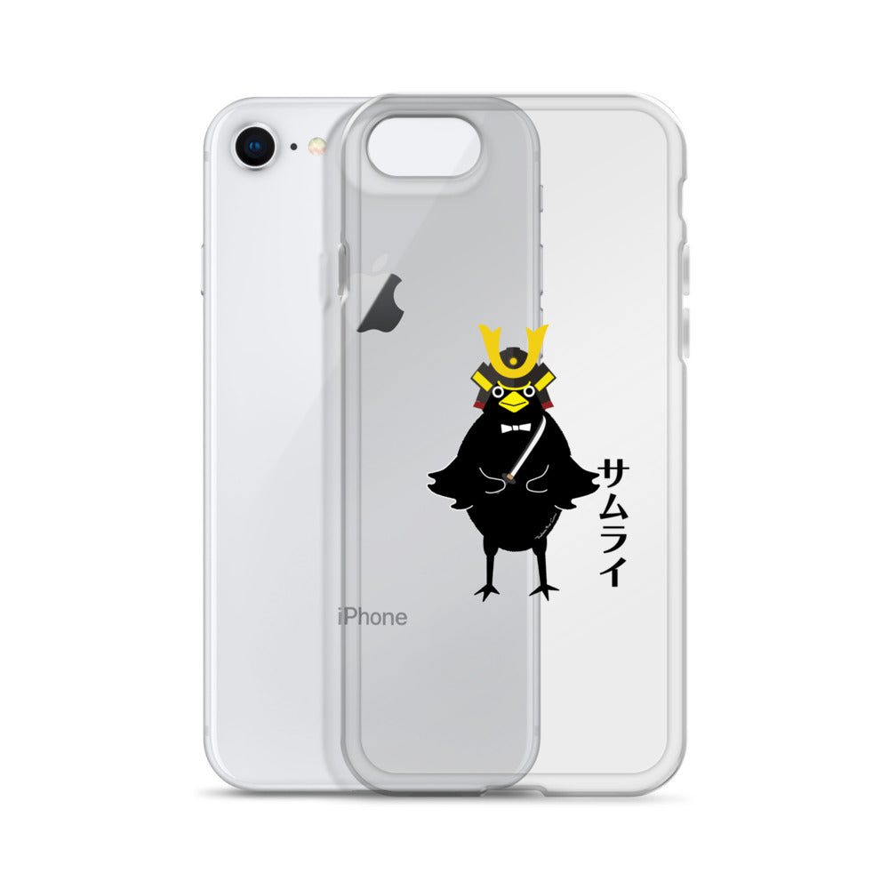 Clear Case for iPhone® Samurai Crow