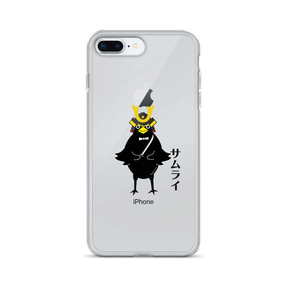 Clear Case for iPhone® Samurai Crow