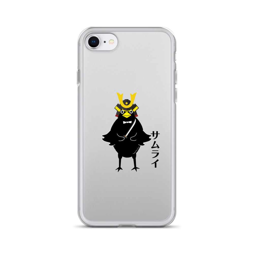 Clear Case for iPhone® Samurai Crow