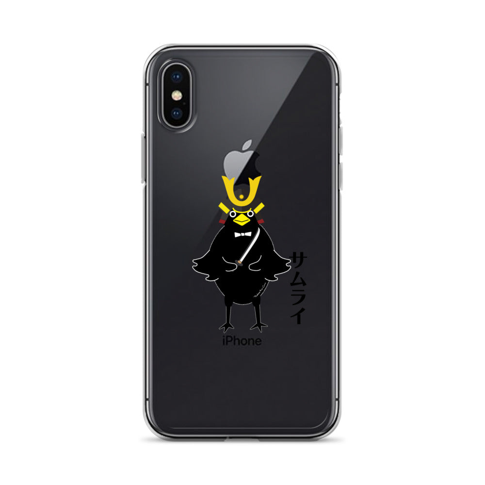 Clear Case for iPhone® Samurai Crow