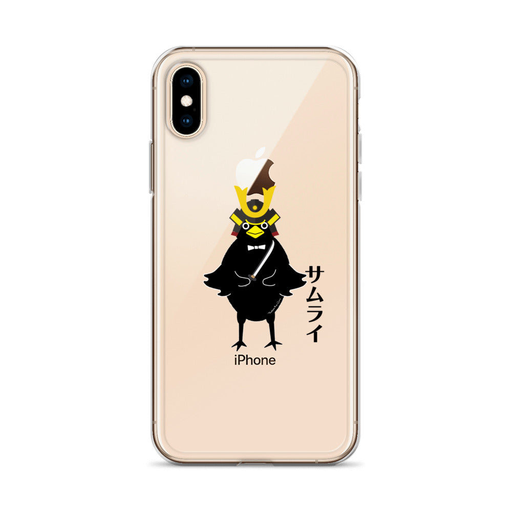 Clear Case for iPhone® Samurai Crow