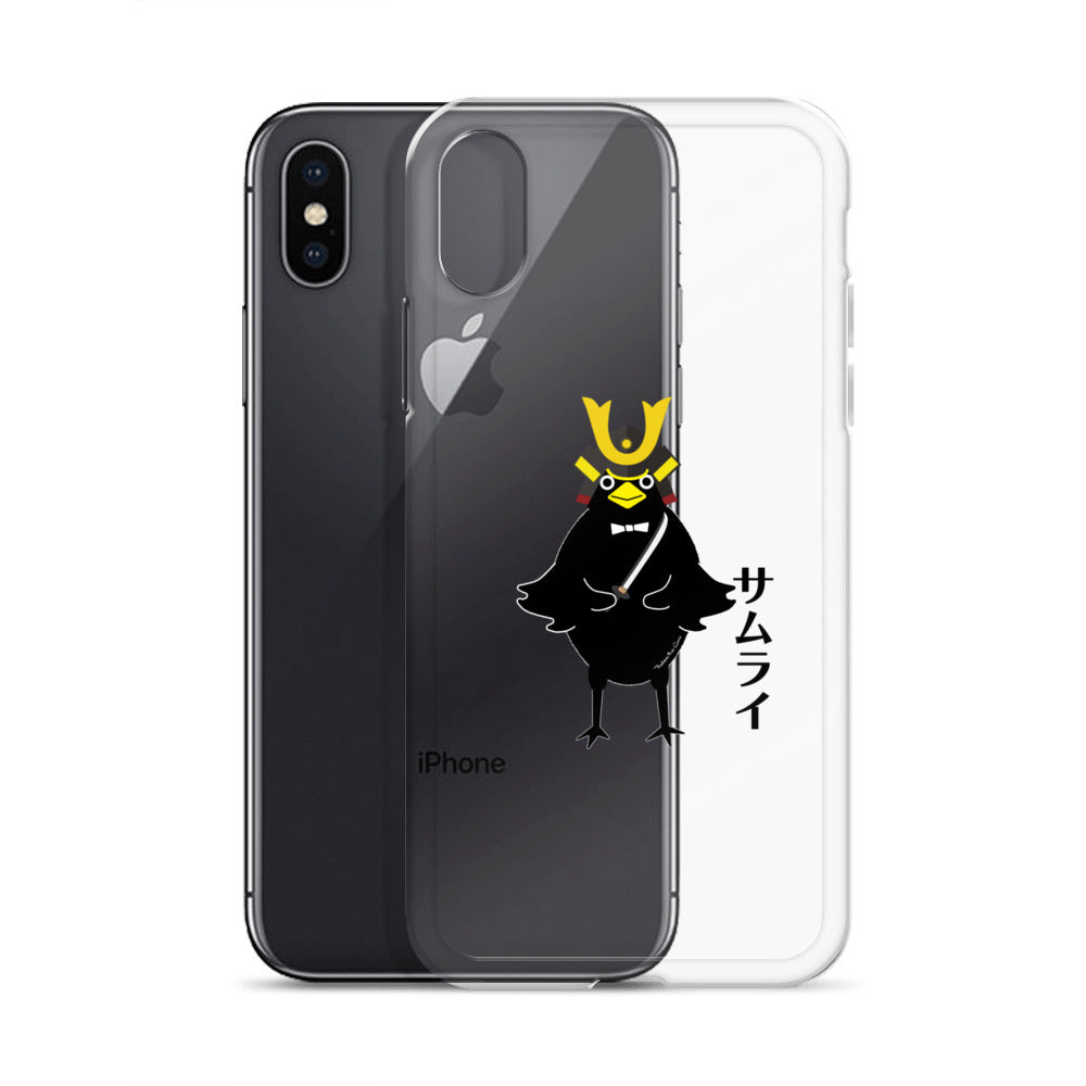 Clear Case for iPhone® Samurai Crow