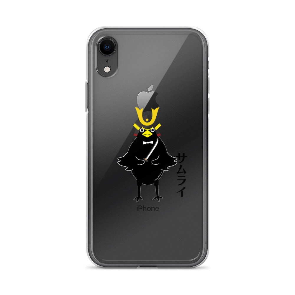 Clear Case for iPhone® Samurai Crow