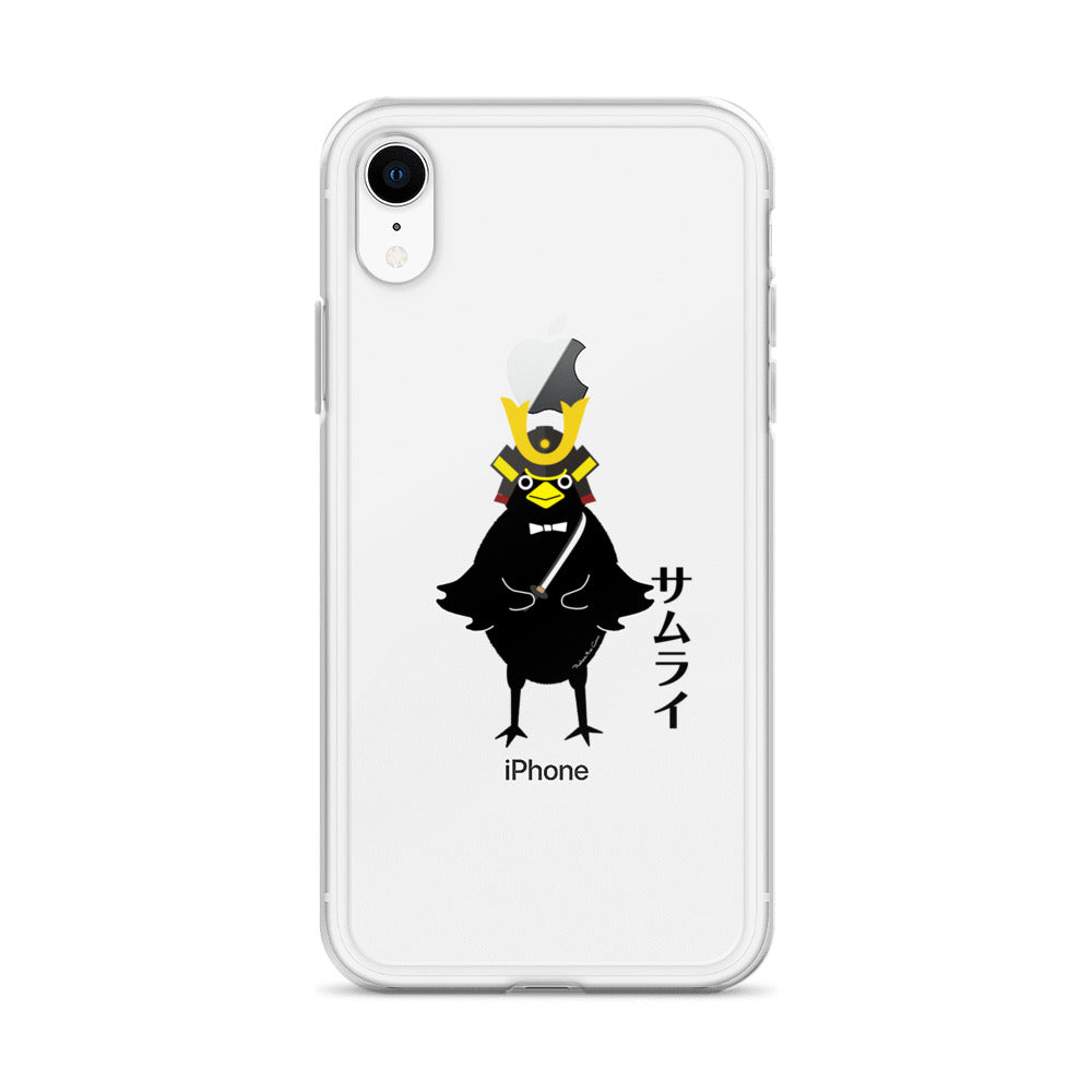 Clear Case for iPhone® Samurai Crow