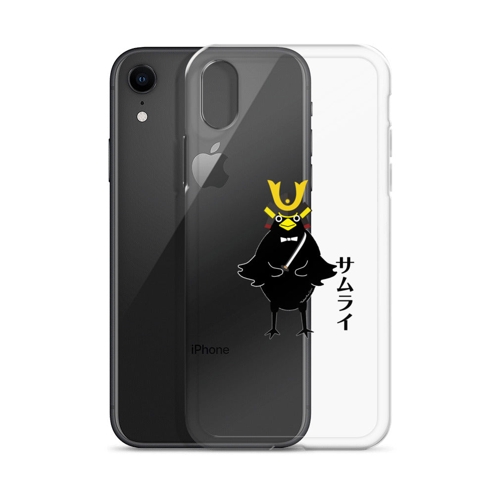 Clear Case for iPhone® Samurai Crow