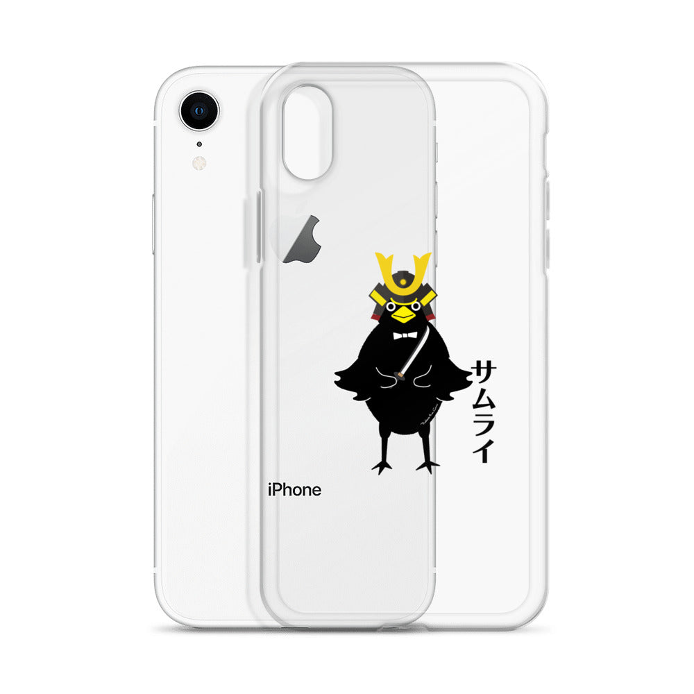 Clear Case for iPhone® Samurai Crow