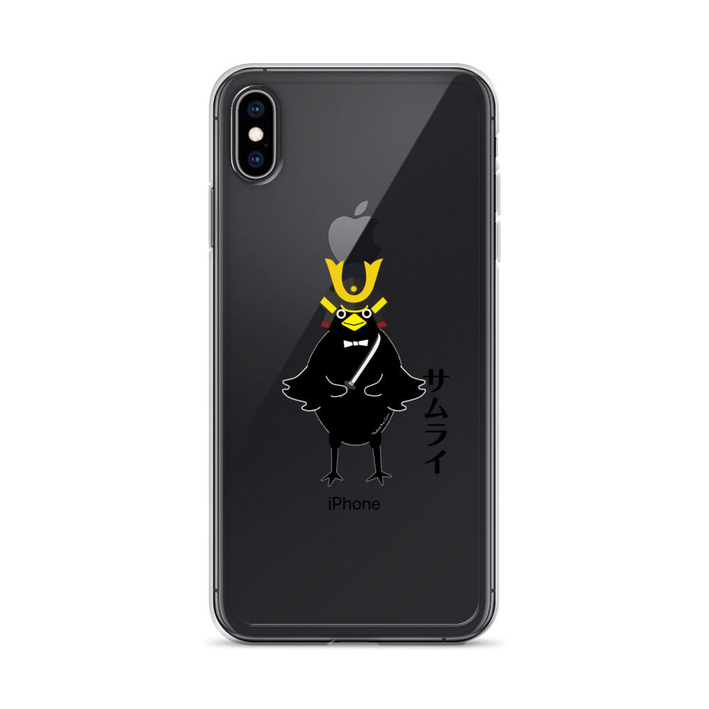 Clear Case for iPhone® Samurai Crow