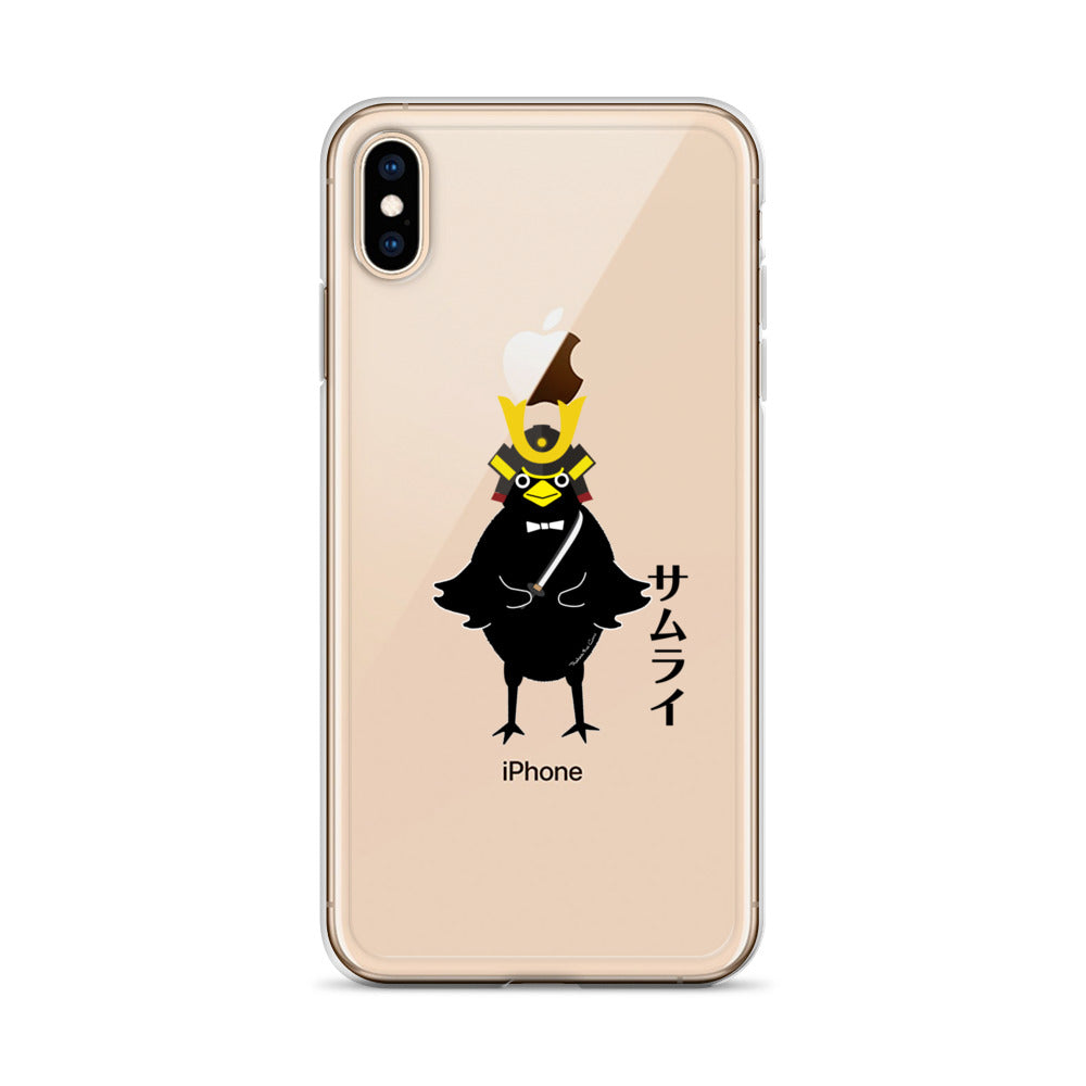 Clear Case for iPhone® Samurai Crow