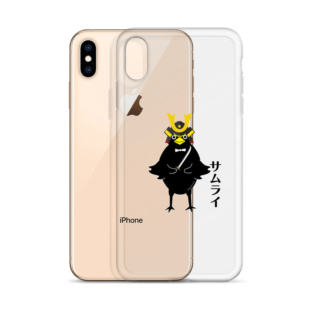 Clear Case for iPhone® Samurai Crow