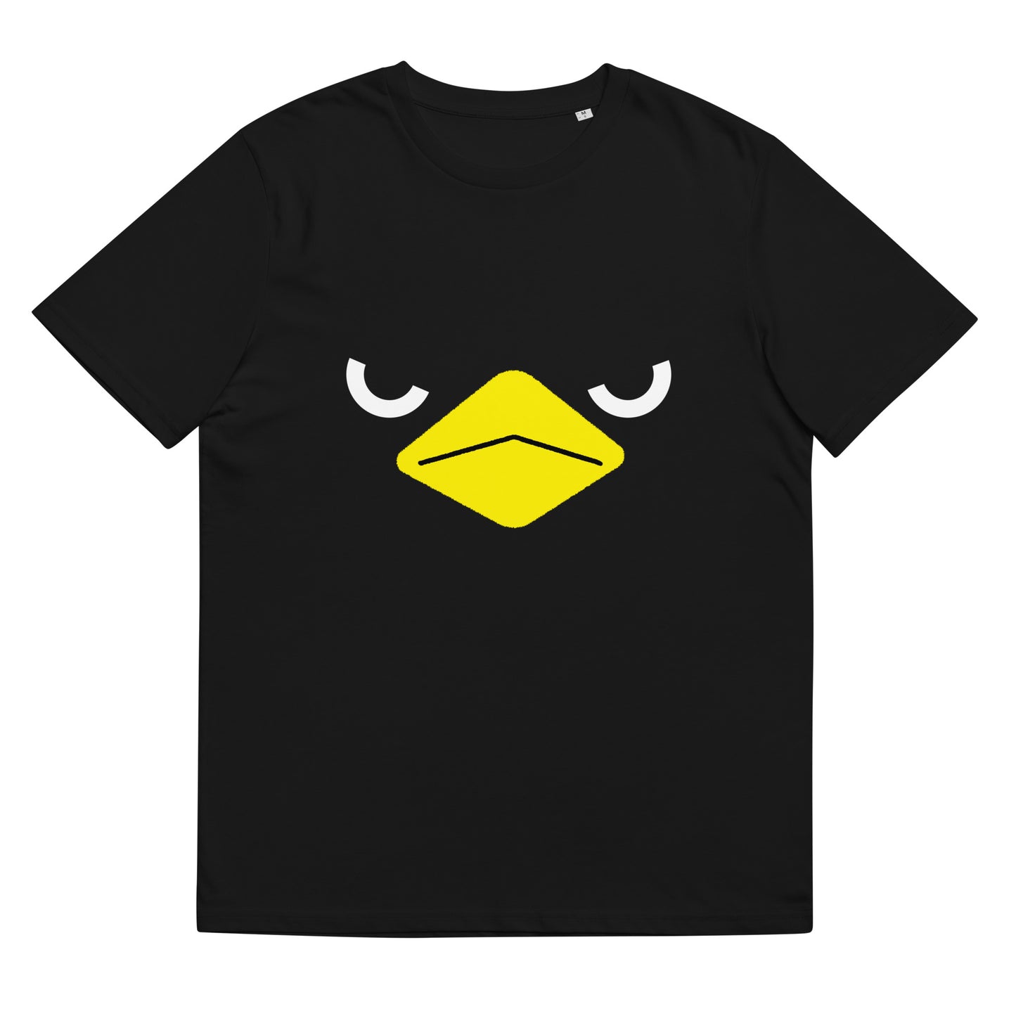 Unisex organic cotton t-shirt Angry Rakasu Black Label