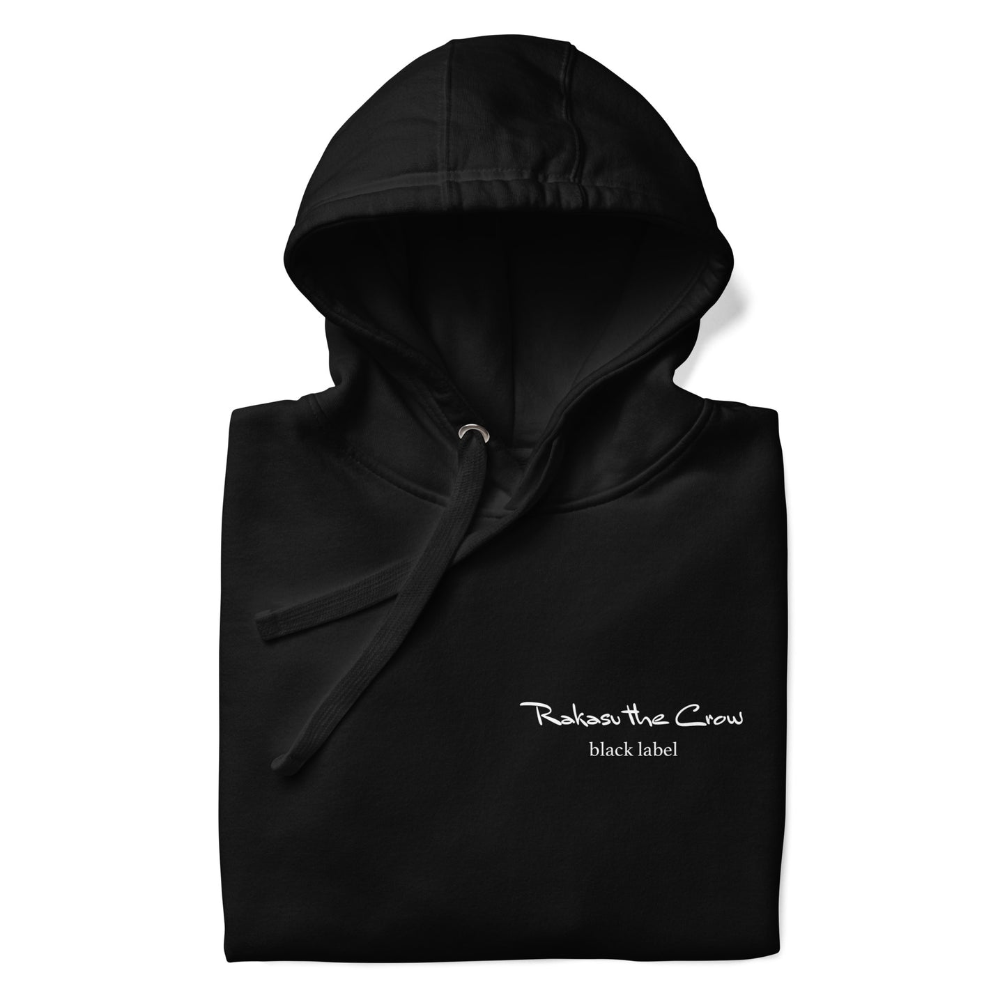 Unisex Back Print Hoodie Wink Rakasu Black Label
