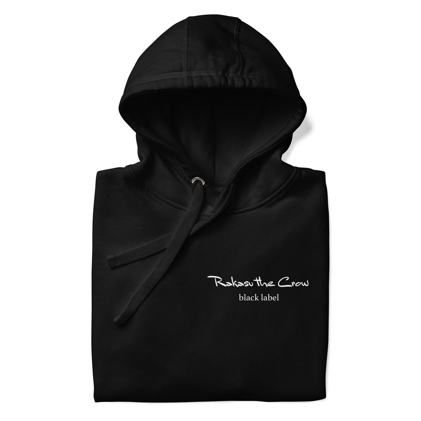 Unisex Back Print Hoodie Sleepy Rakasu Black Label