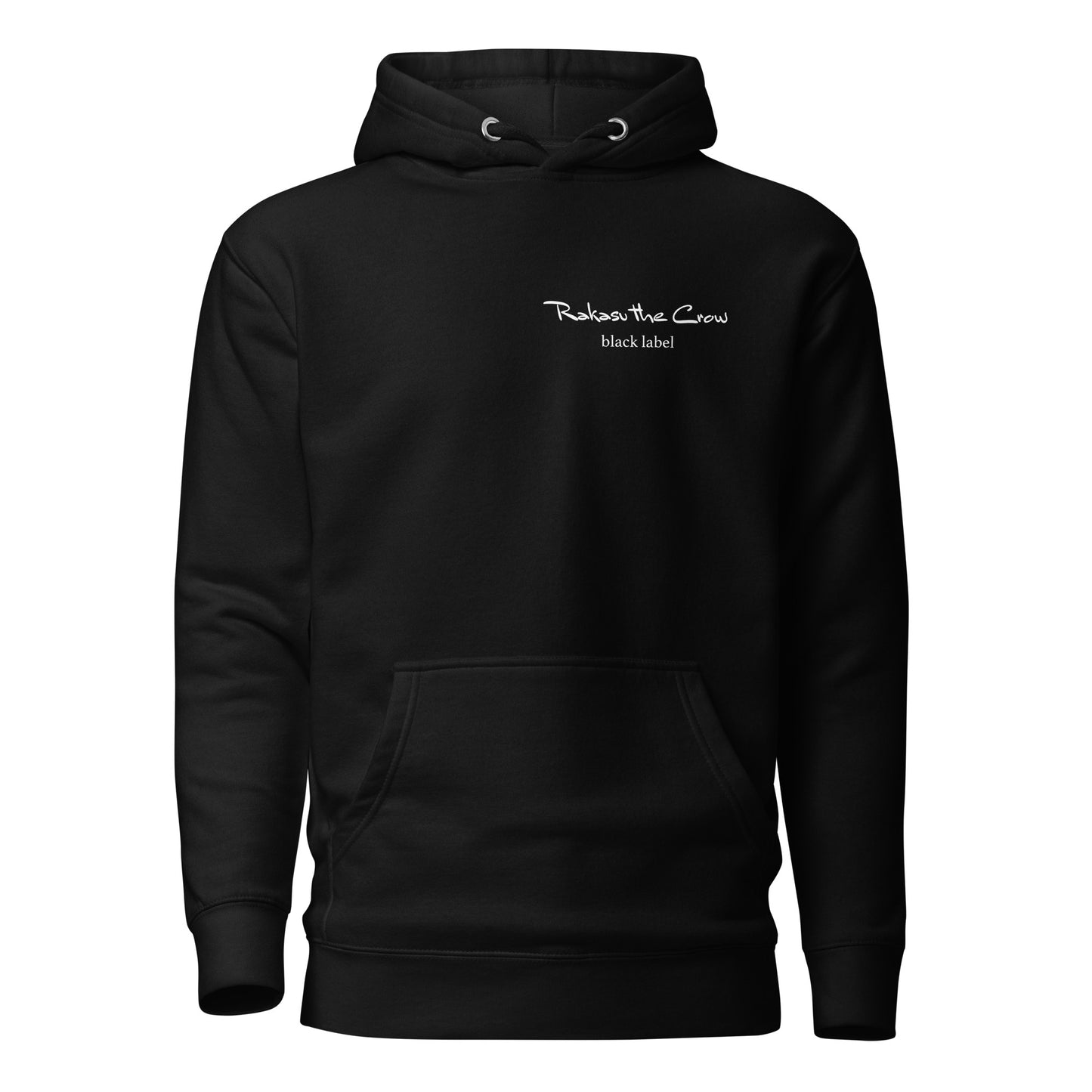 Unisex Back Print Hoodie Sleepy Rakasu Black Label