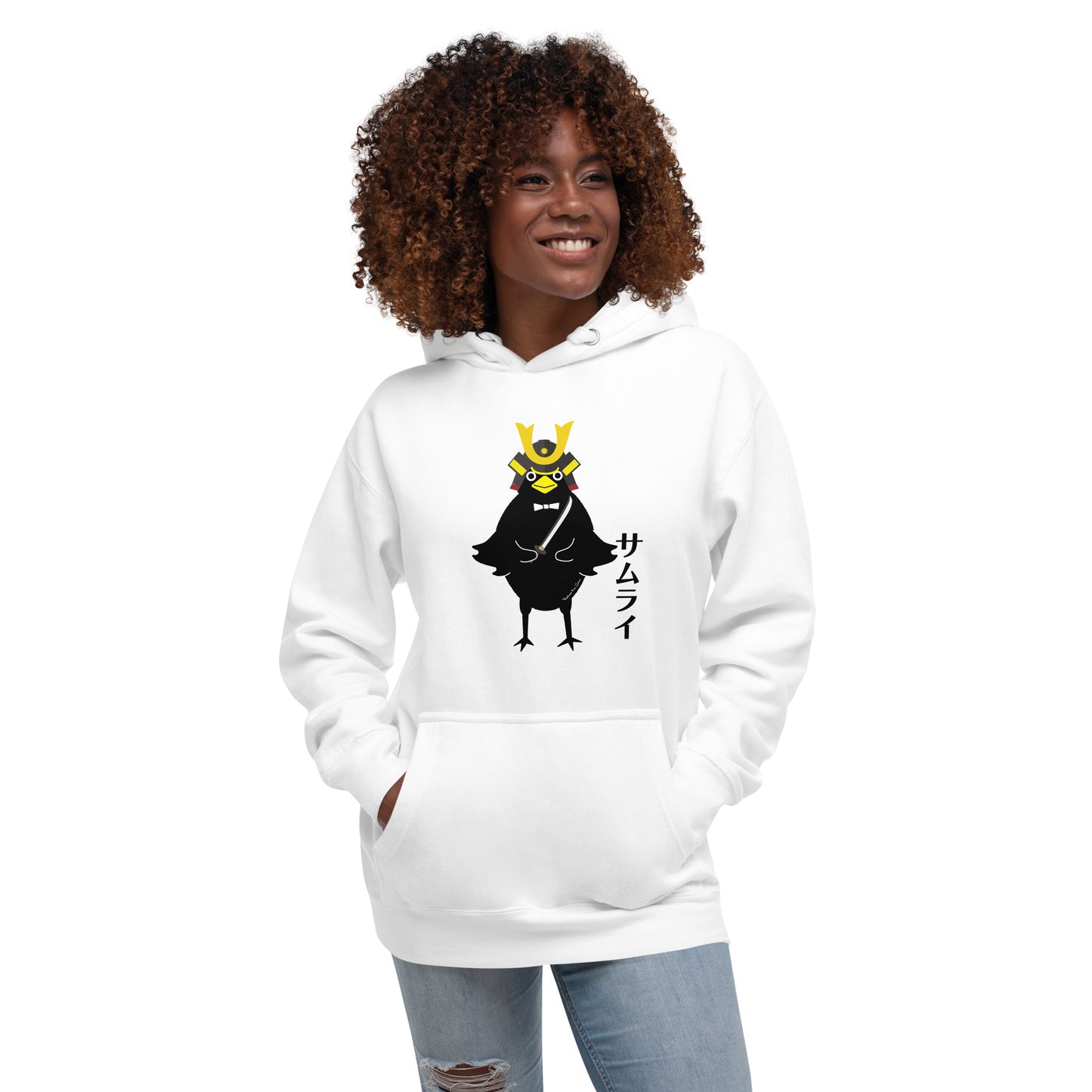 Unisex Hoodie Samurai Crow