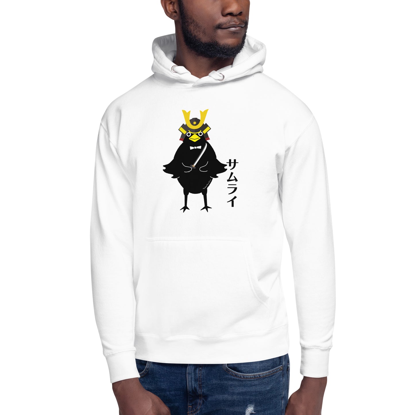 Unisex Hoodie Samurai Crow