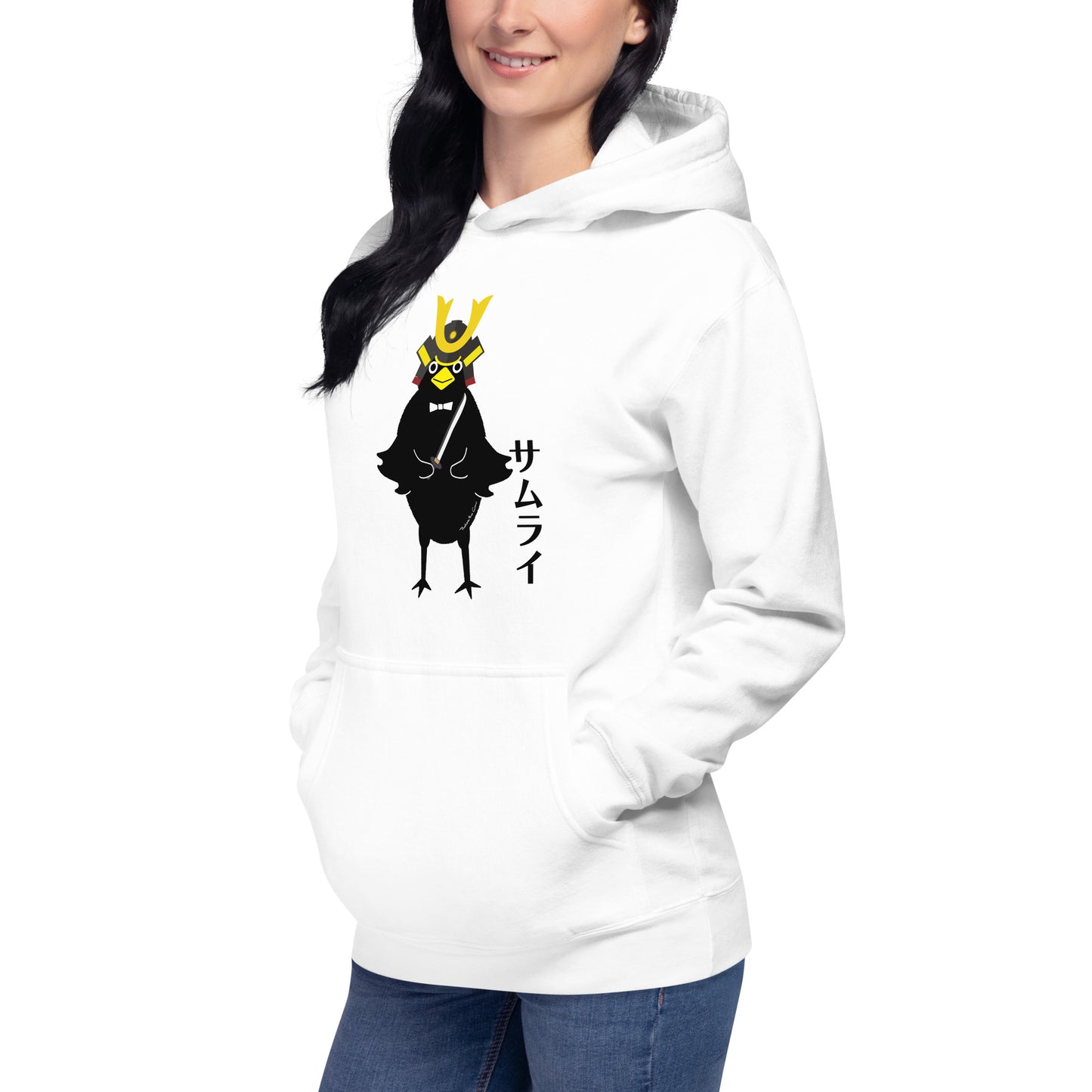 Unisex Hoodie Samurai Crow