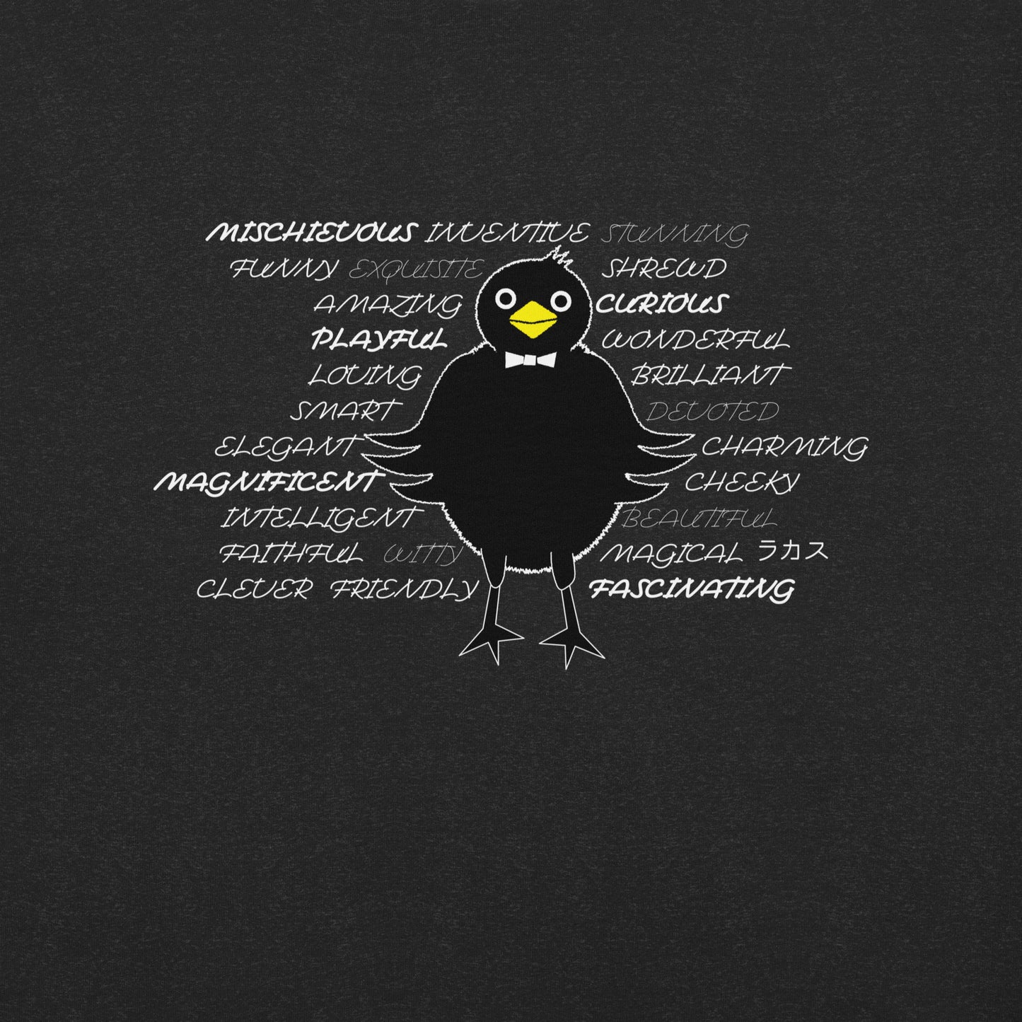 Amazing Rakasu Unisex t-shirt Black