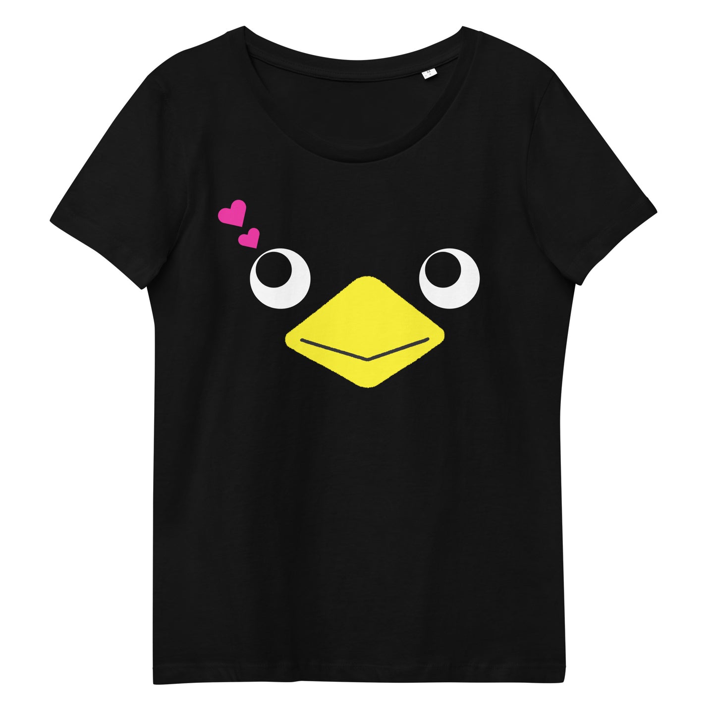 Women's fitted eco tee Love Rakasu Black Label