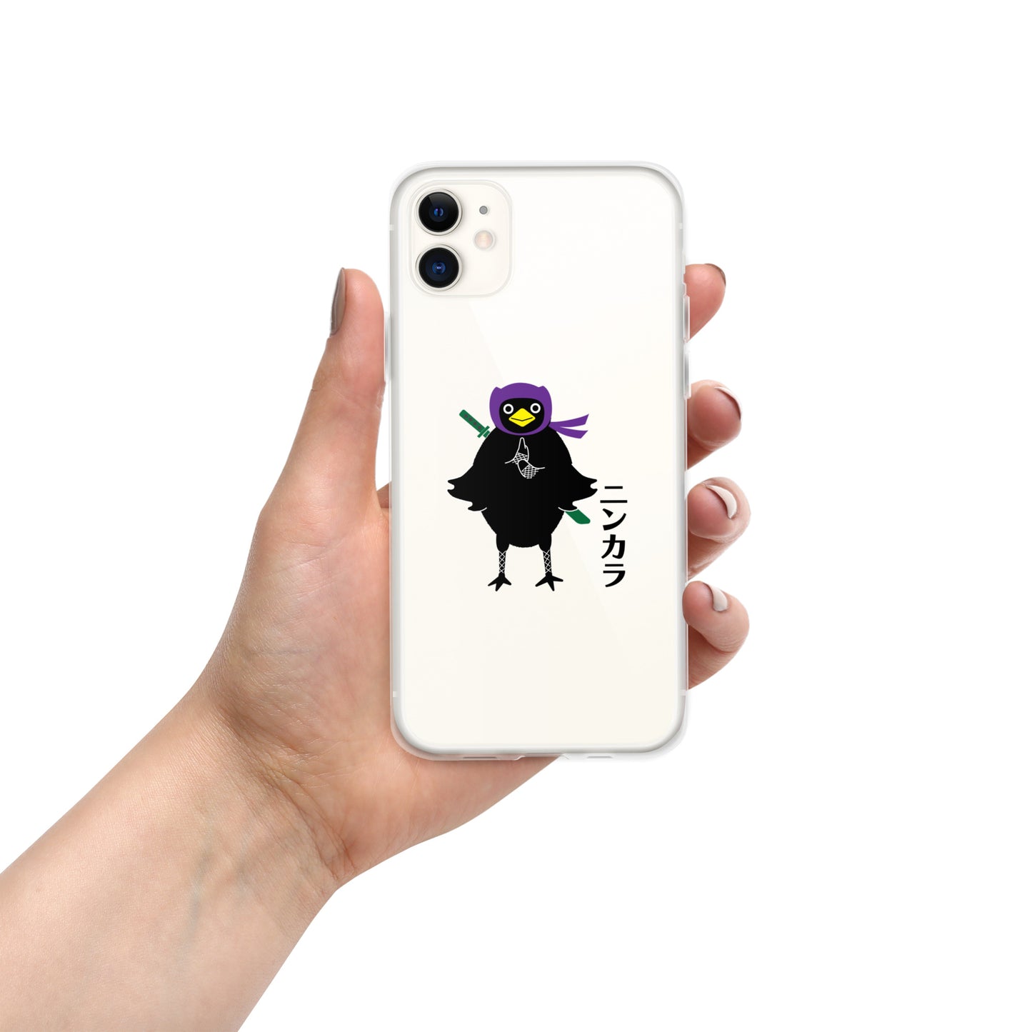 Clear Case for iPhone® Crow Ninja
