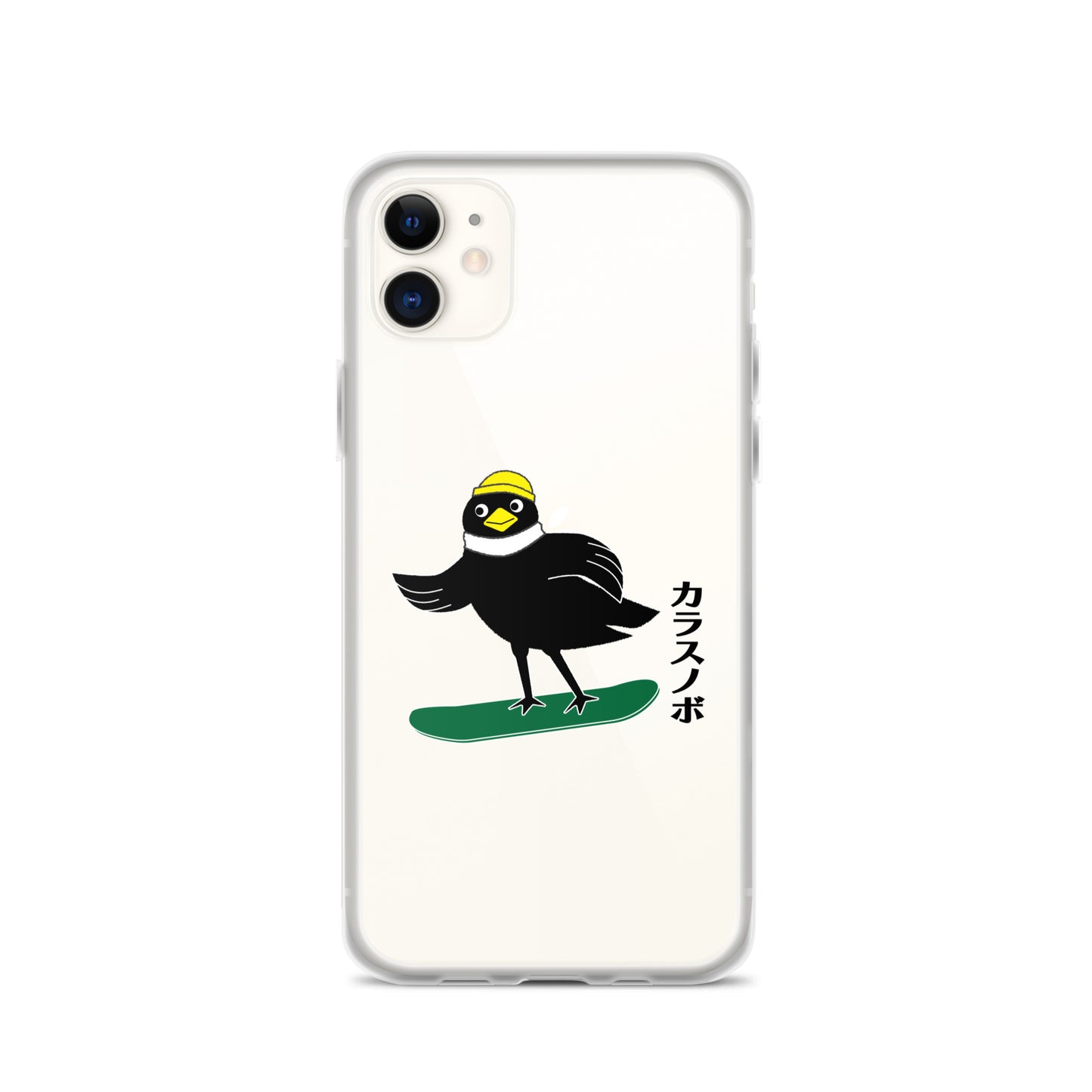 iPhone Case Snowboarding Crow
