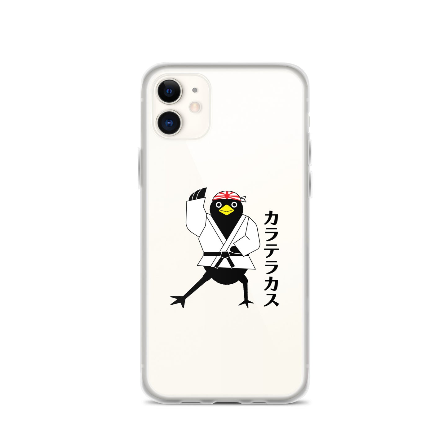 Clear Case for iPhone® Karate Crow