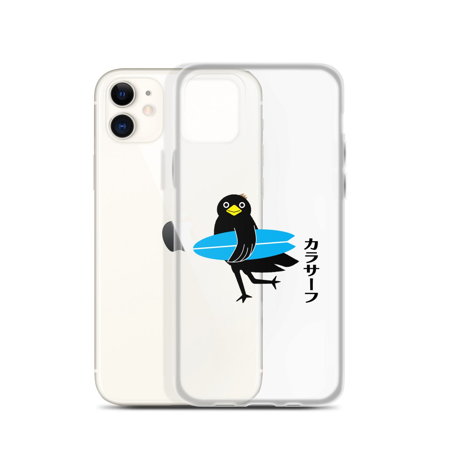 iPhone® Case Surfing Crow