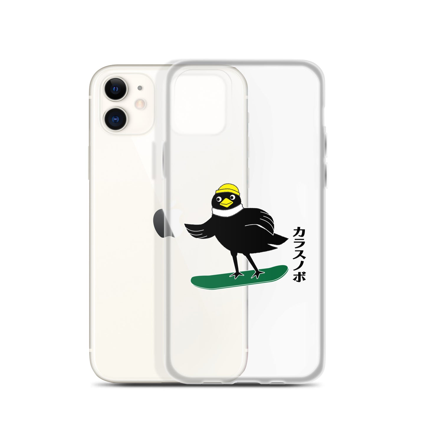 iPhone Case Snowboarding Crow