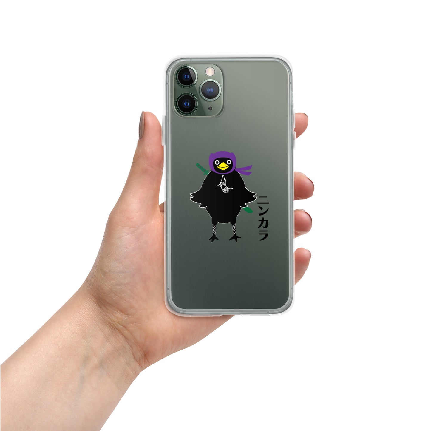 Clear Case for iPhone® Crow Ninja
