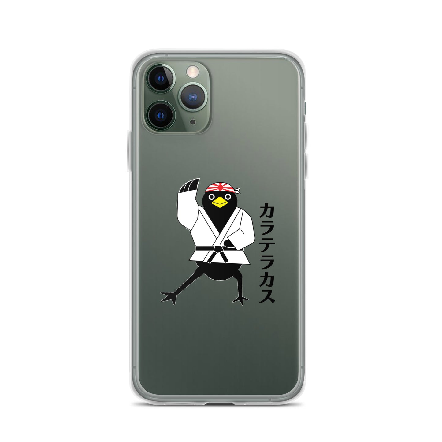 Clear Case for iPhone® Karate Crow