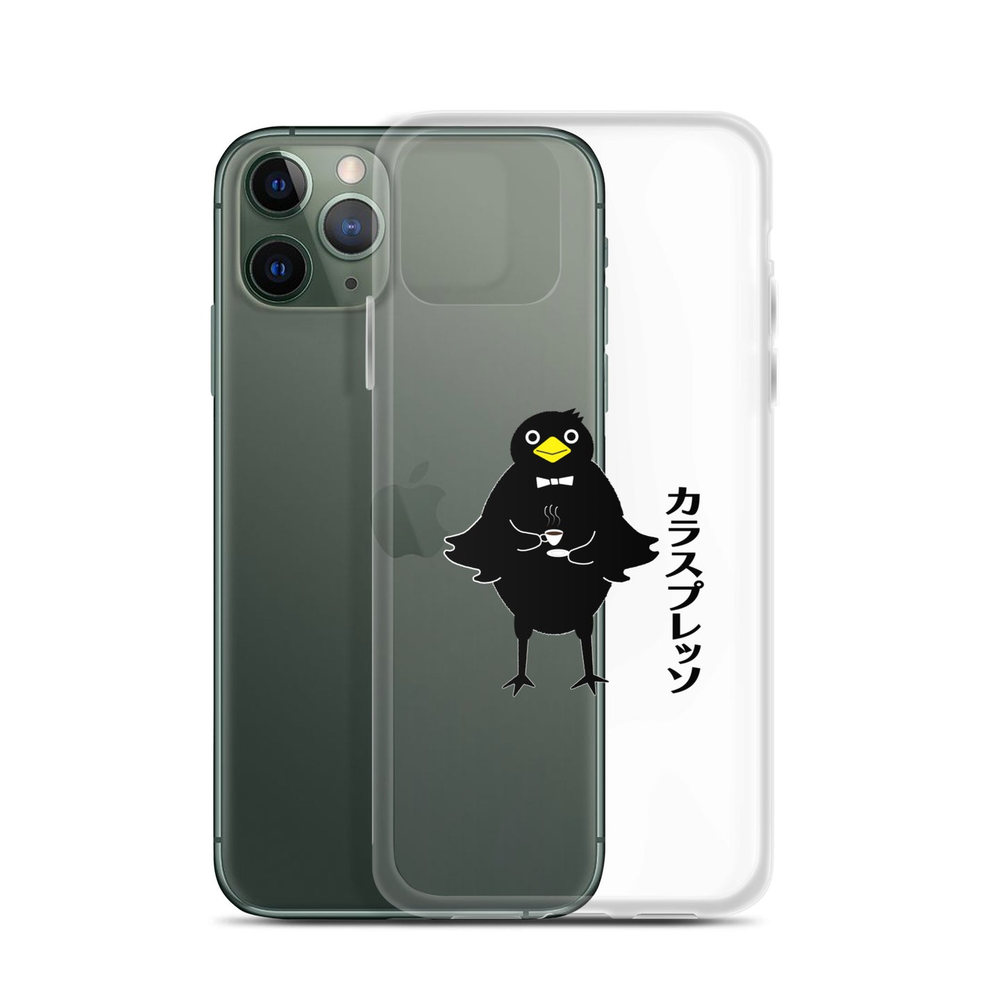 Clear Case for iPhone® Crowspresso
