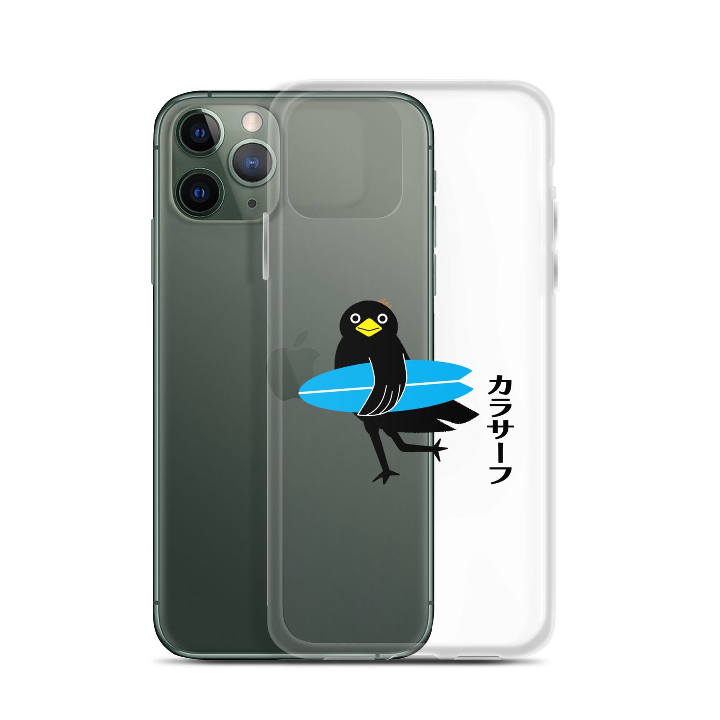 iPhone® Case Surfing Crow