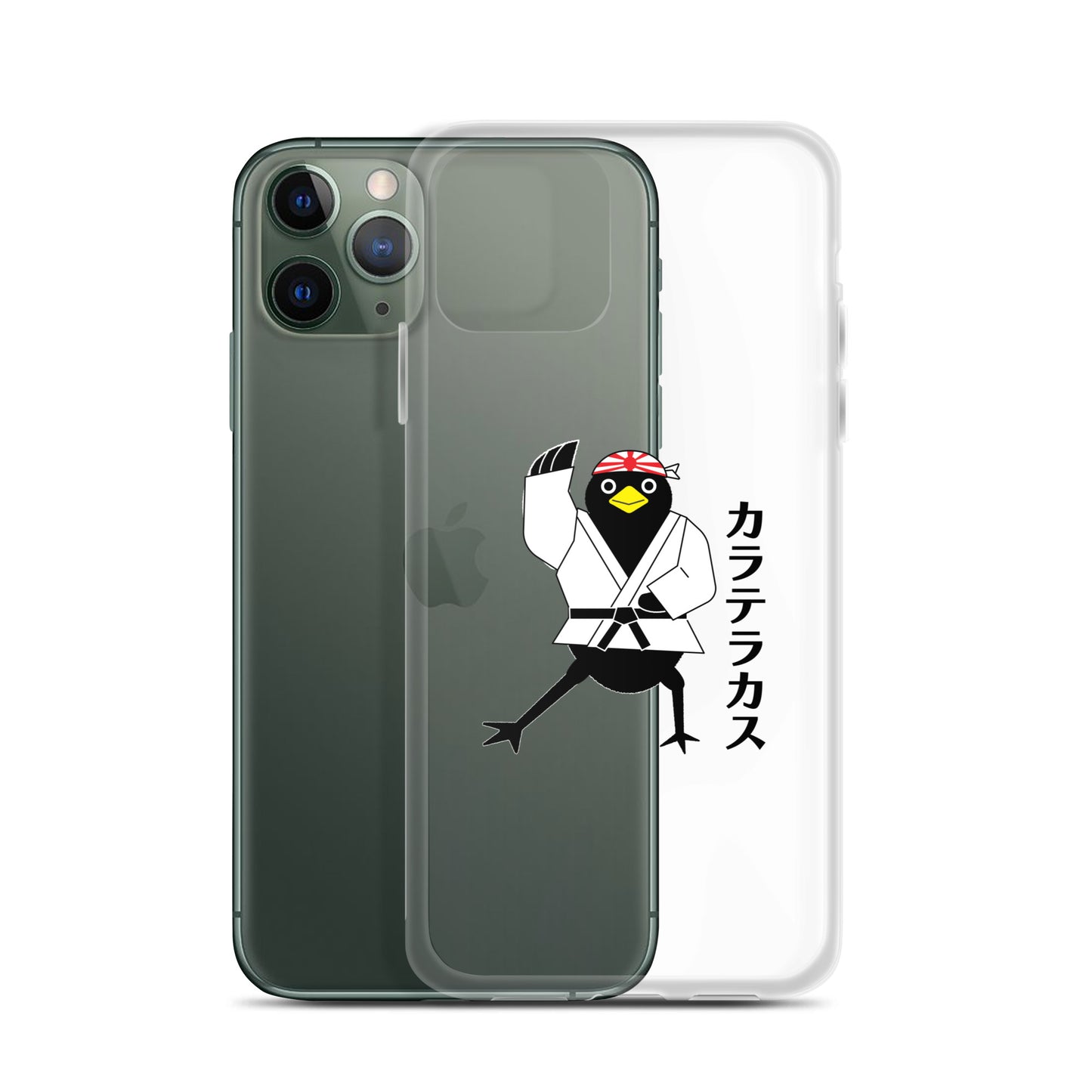 Clear Case for iPhone® Karate Crow